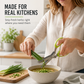 🌿 5-Blade Herb Scissors – Fast Kitchen Chopper For Fresh Herbs & Seasonings