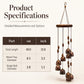 🎁50% Off For 2026 New Arrival！🔥High‑end decor to soothe your mood and comfort your soul！🔔Rotating Metal Bell Wind Chime