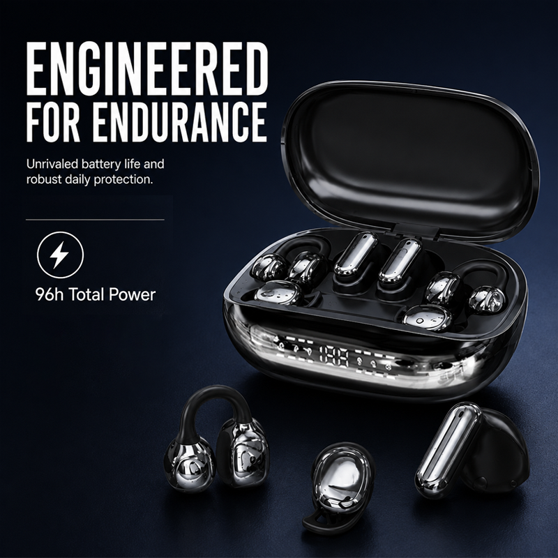 6‑in‑1 Wireless Sleep Earbuds with Charging Case😴 Soft comfy earbuds for sleep, music & call.