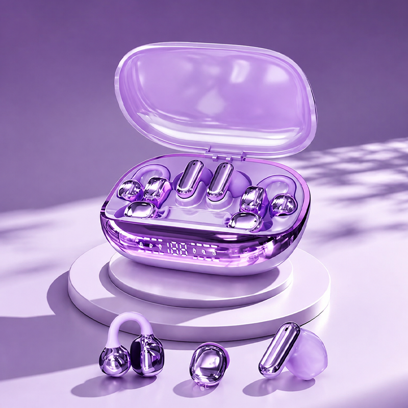 6‑in‑1 Wireless Sleep Earbuds with Charging Case😴 Soft comfy earbuds for sleep, music & call.