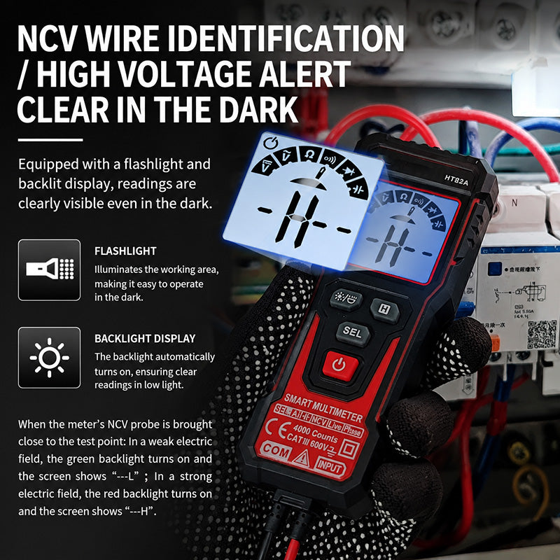 Smart Digital Multimeter with Test Leads