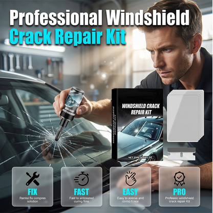 🔧 Windshield crack? DIY fix in minutes. UV resin kit that actually works. ✨