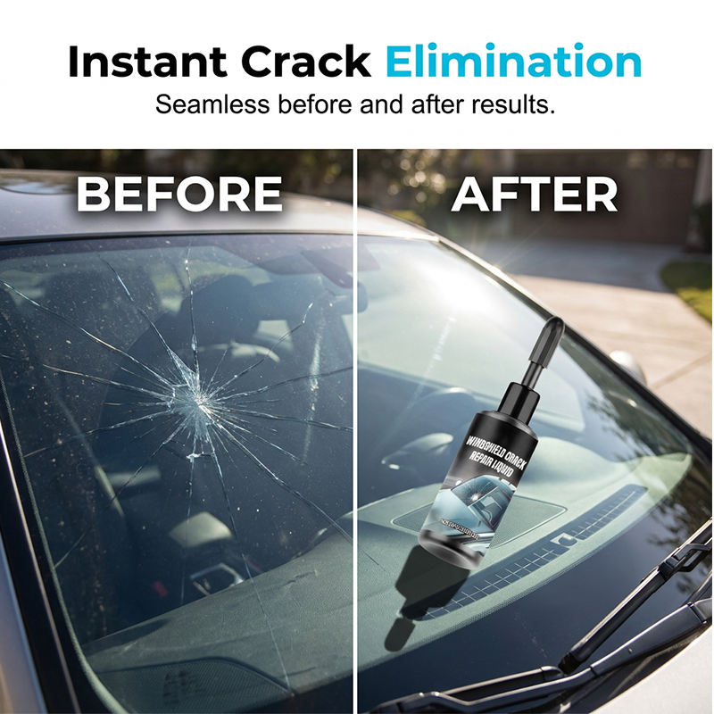 🔧 Windshield crack? DIY fix in minutes. UV resin kit that actually works. ✨