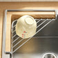 🥳2026 TOP PICK🥳 Sink Corner Drying Rack – Stainless Steel, Fast-Draining Design – Lifts Sponges Off Counter, Reduces Soggy Buildup! 🧽💨