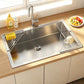 🥳2026 TOP PICK🥳 Sink Corner Drying Rack – Stainless Steel, Fast-Draining Design – Lifts Sponges Off Counter, Reduces Soggy Buildup! 🧽💨