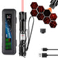 🛠️Portable Rechargeable Red & Green Laser Flashlight – USB Rechargeable Alignment & Inspection Device For Mechanics✨