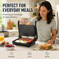 🔥Electric Sandwich Press and Panini Maker with 180-Degree Flat Grill