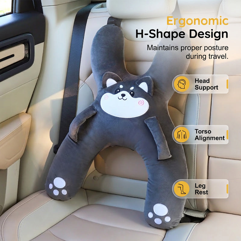 Children's H-Shaped Car Travel Pillow