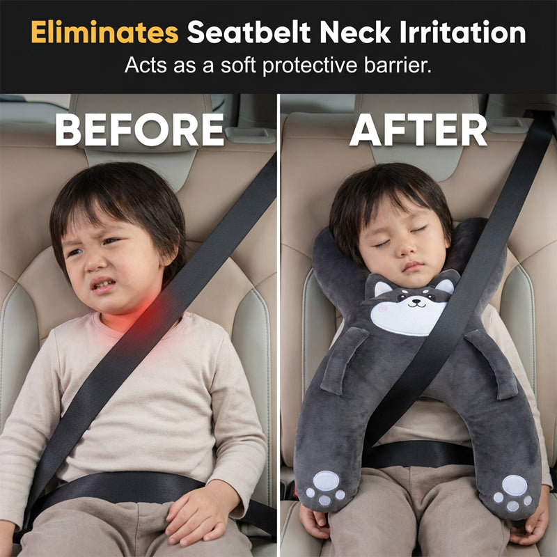 Children's H-Shaped Car Travel Pillow