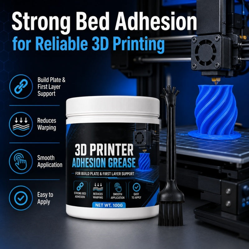 Anti-Warping Adhesion Grease for 3D Printers