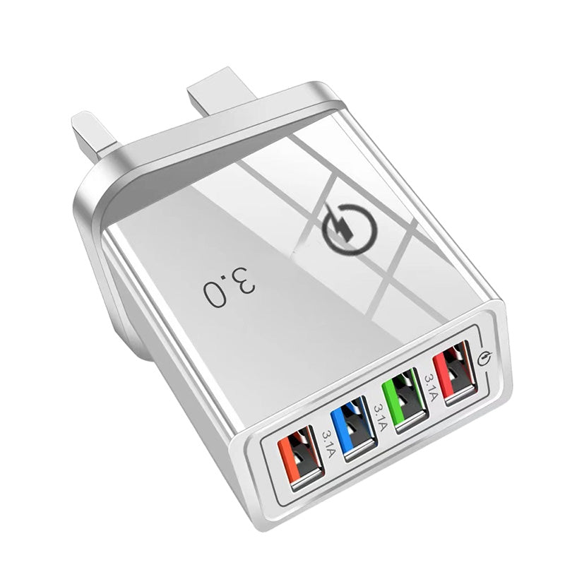 4-Port USB Charger Adapter