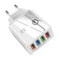 4-Port USB Charger Adapter