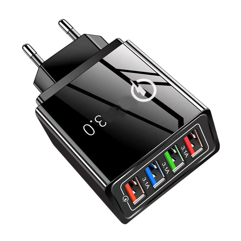 4-Port USB Charger Adapter