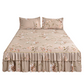 ⏳Limited-time 54% off⏰3-Piece Floral Ruffled Bed Skirt Set🌸🛏️