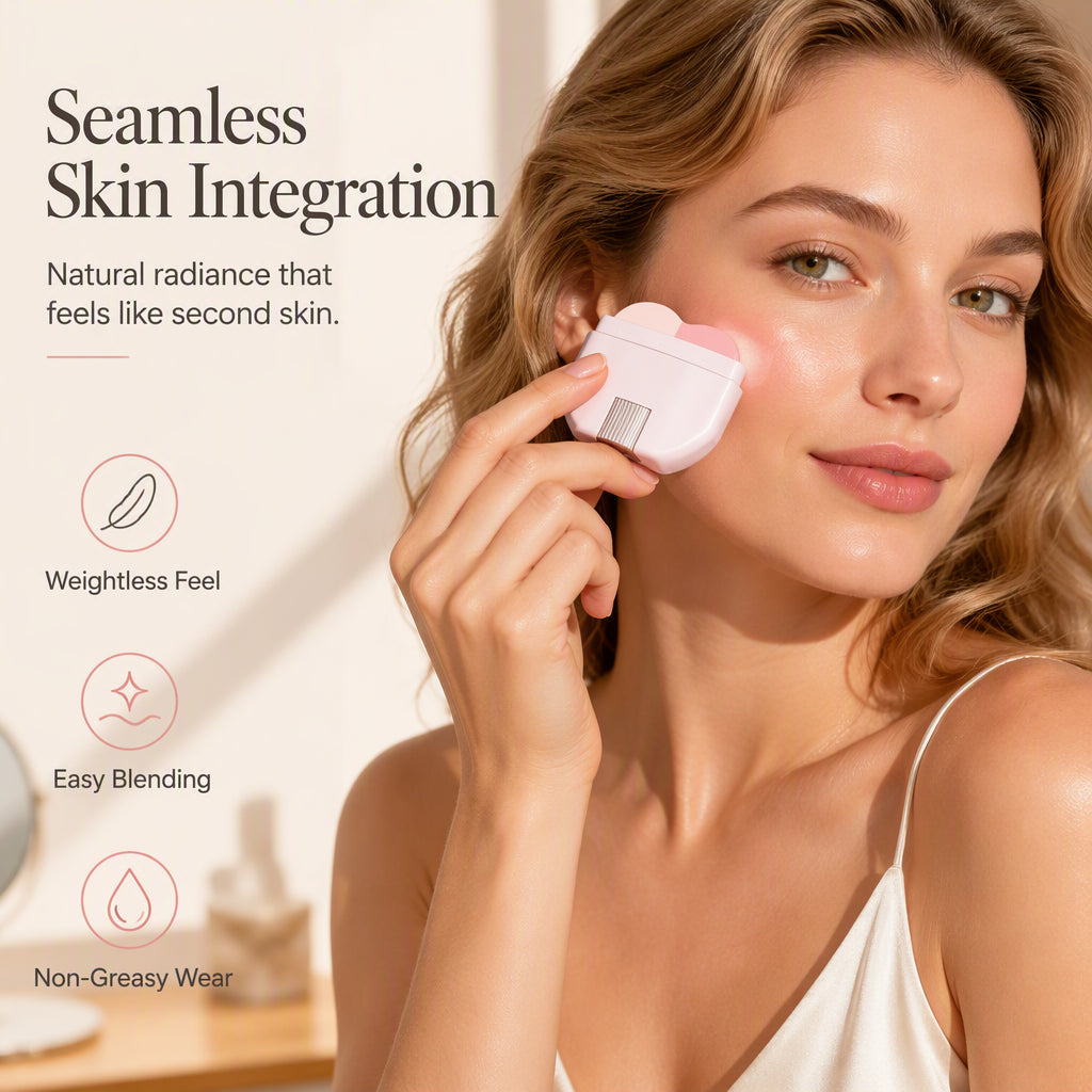 2-in-1 Blush & Highlighter Stick – One-Stroke & Blendable Design, No Patchy Finish