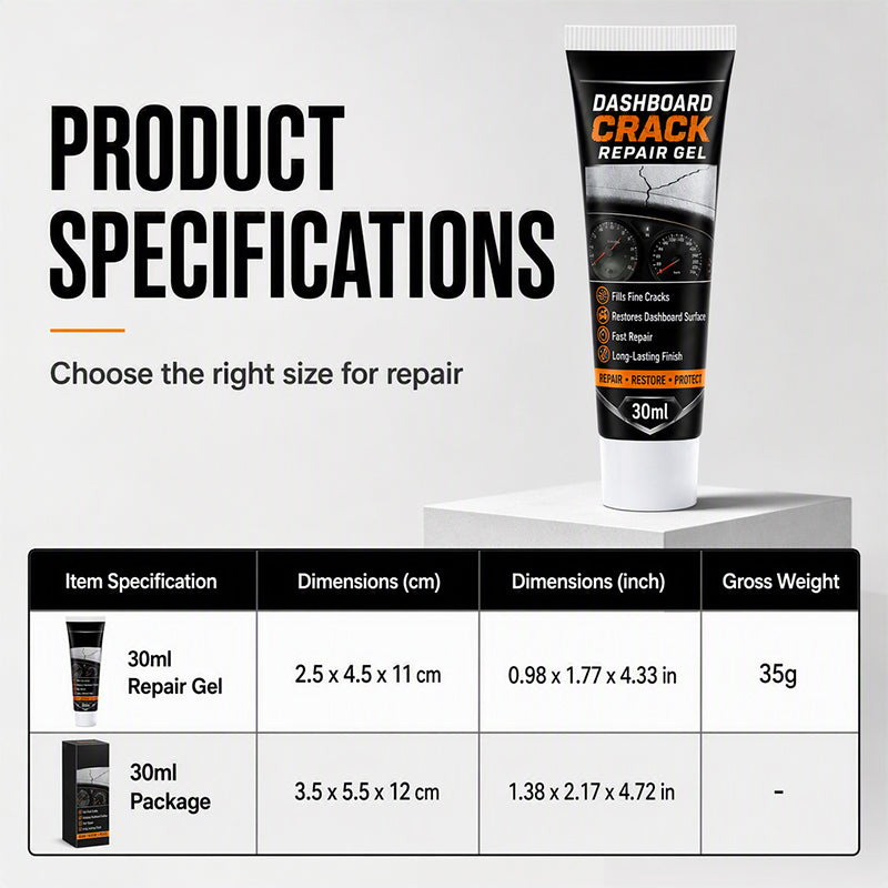 Professional Car Dashboard Crack Repair Gel