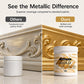 Weatherproof Metallic Silver & Gold Paint for Walls