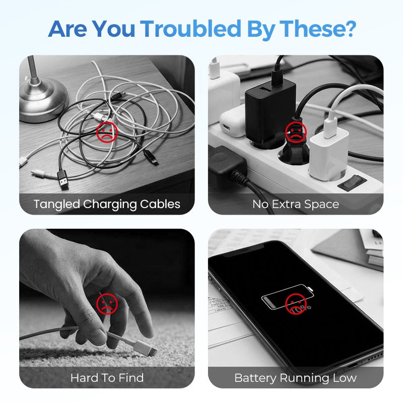 3-in-1 Foldable Magnetic Wireless Charging Stand