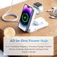 3-in-1 Foldable Magnetic Wireless Charging Stand