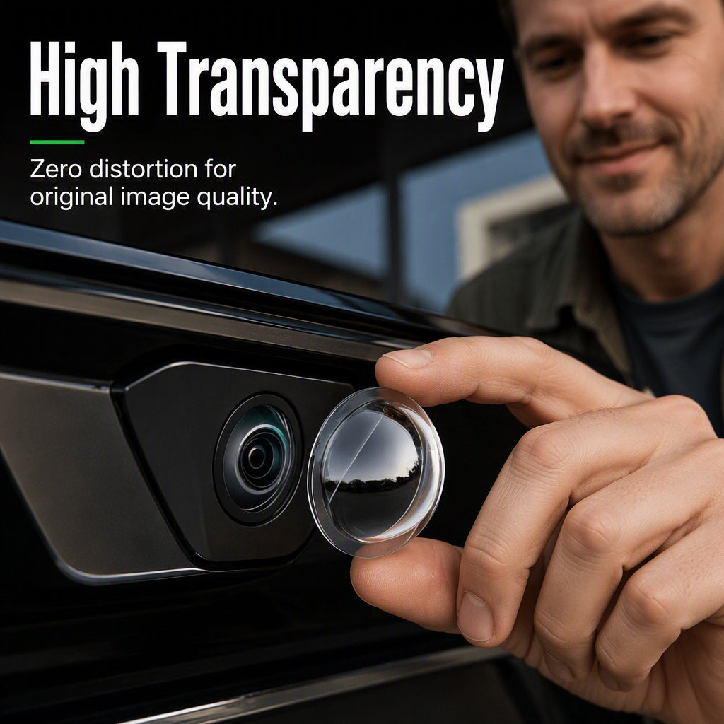 🎉 2026 Sale — Over 22,700 Sold!📷 Clear HD Acrylic Car Camera Lens Protective Cover ✨
