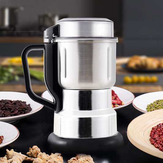 Superfine Electric Grinder – One-Touch & Food-Grade Stainless Design, No More Uneven Grind