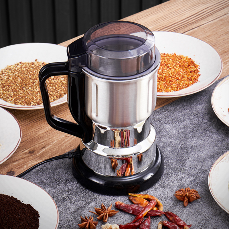 Superfine Electric Grinder – One-Touch & Food-Grade Stainless Design, No More Uneven Grind