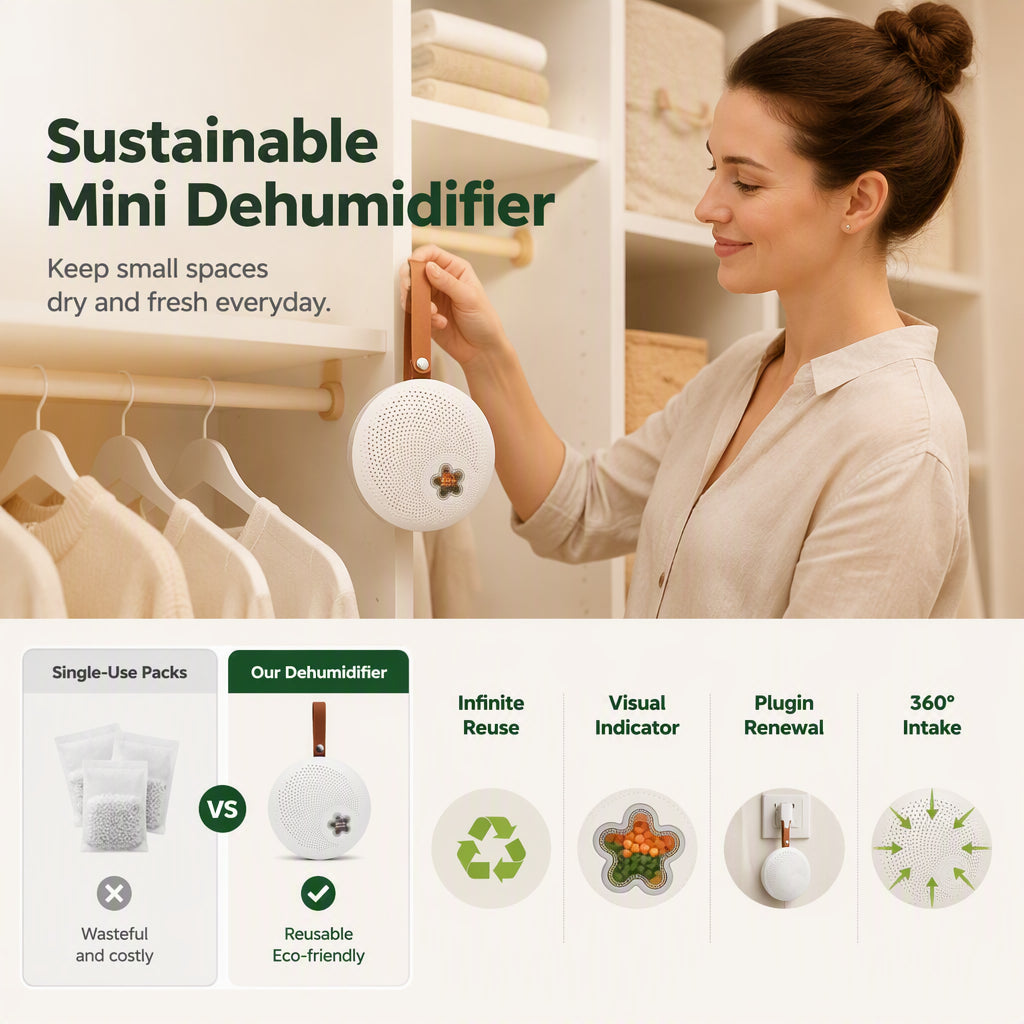 Reusable Mini Dehumidifier for Home