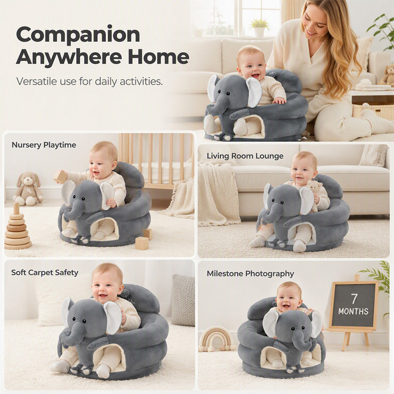 🎉 LIMITED-TIME 50% OFF! 👶 Cartoon Baby Support Sofa – Safe Sitting Training Seat, Cozy Design, Helps Little Ones Sit Steady ✨