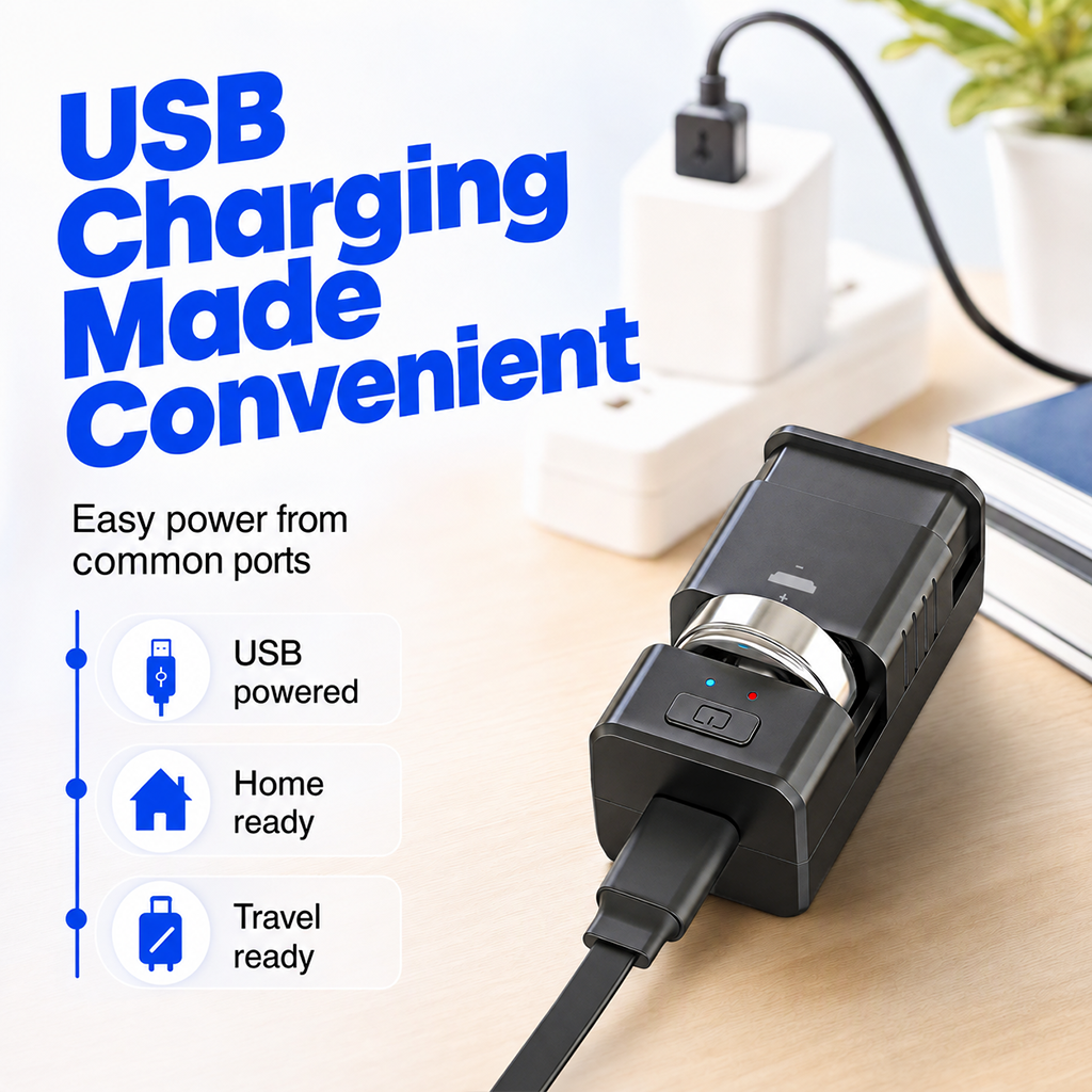 🎉 2026 Sale —Portable Rechargeable Coin Cell Battery Charger