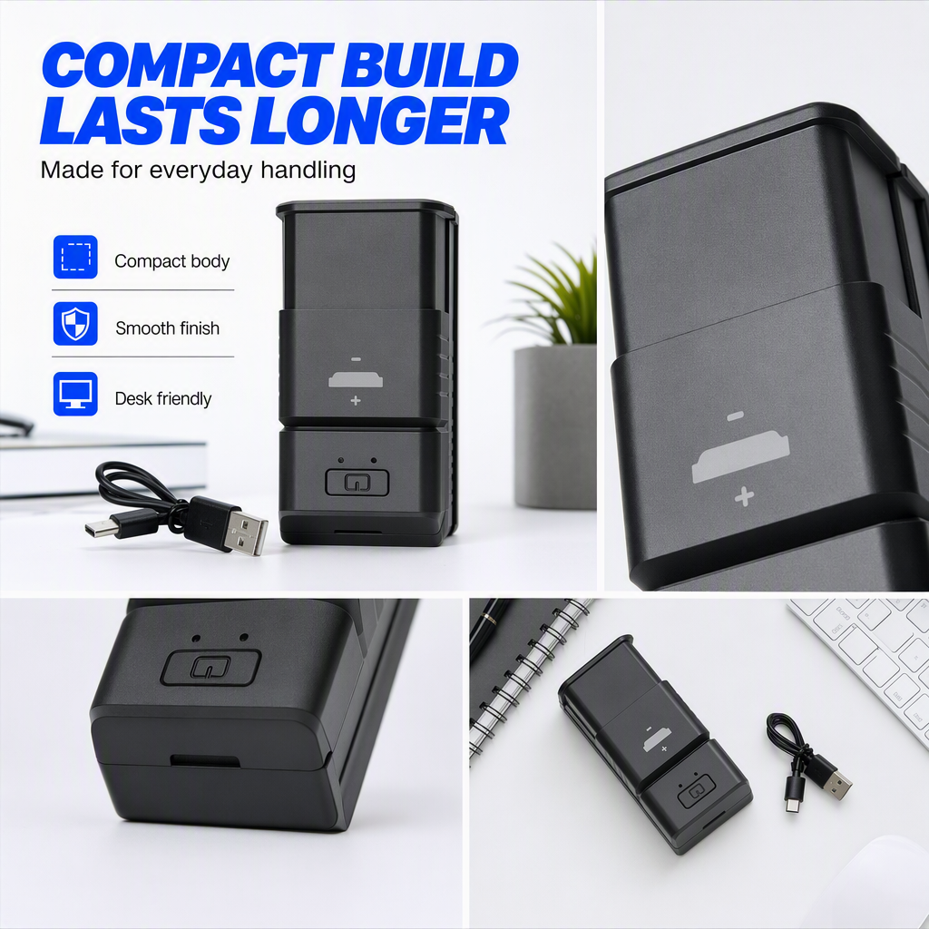 🎉 2026 Sale —Portable Rechargeable Coin Cell Battery Charger