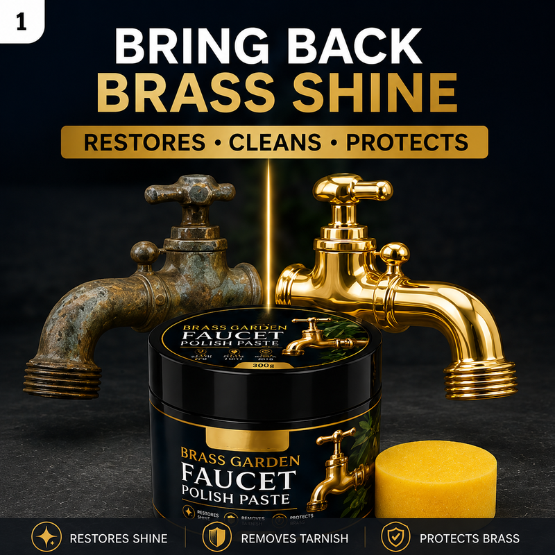 Brass Garden Faucet Polish Paste