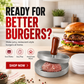 Burger Press with Wooden Handle