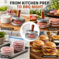 Burger Press with Wooden Handle