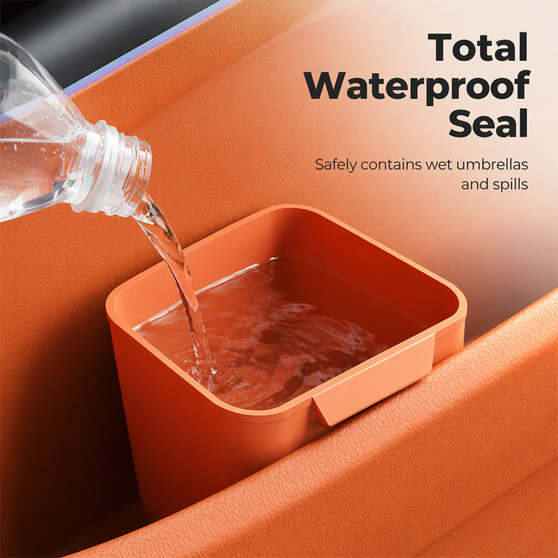 🚗50% OFF NOW! Silicone Car Door Organizer Bin, Waterproof Universal Car Door Side Storage Holder, Liquid‑Silicone Car Interior Caddy for Umbrella, Trash, Small Accessories