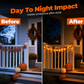 LED Maple Leaf Pumpkin String Lights
