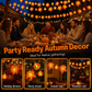 LED Maple Leaf Pumpkin String Lights