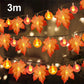 LED Maple Leaf Pumpkin String Lights
