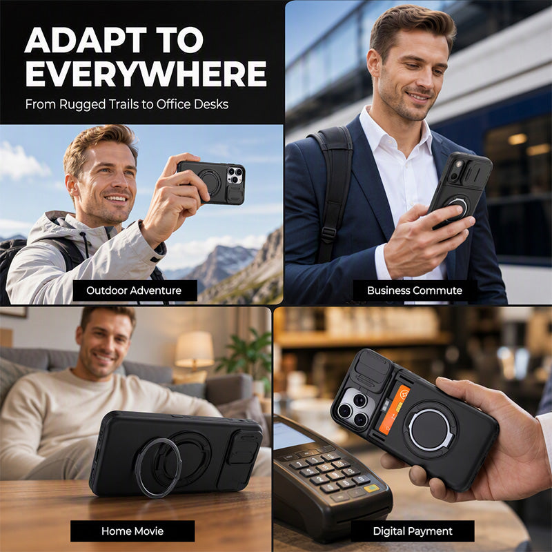 📱 Carry Your Phone and Cards in One Protective Case