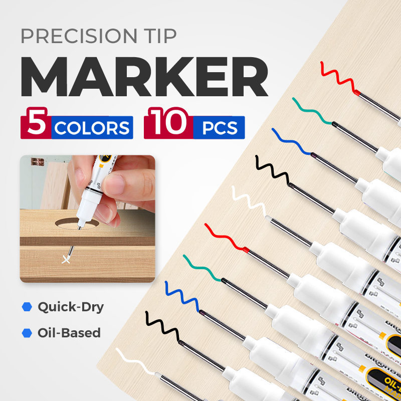 Precision Tip Quick-Dry Oil-Based Marker Pen