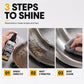 Iron Cleaner✨ Dissolve limescale & stains, restore smooth soleplate for effortless ironing.🔥 Iron Rust Removal & Polishing Spray
