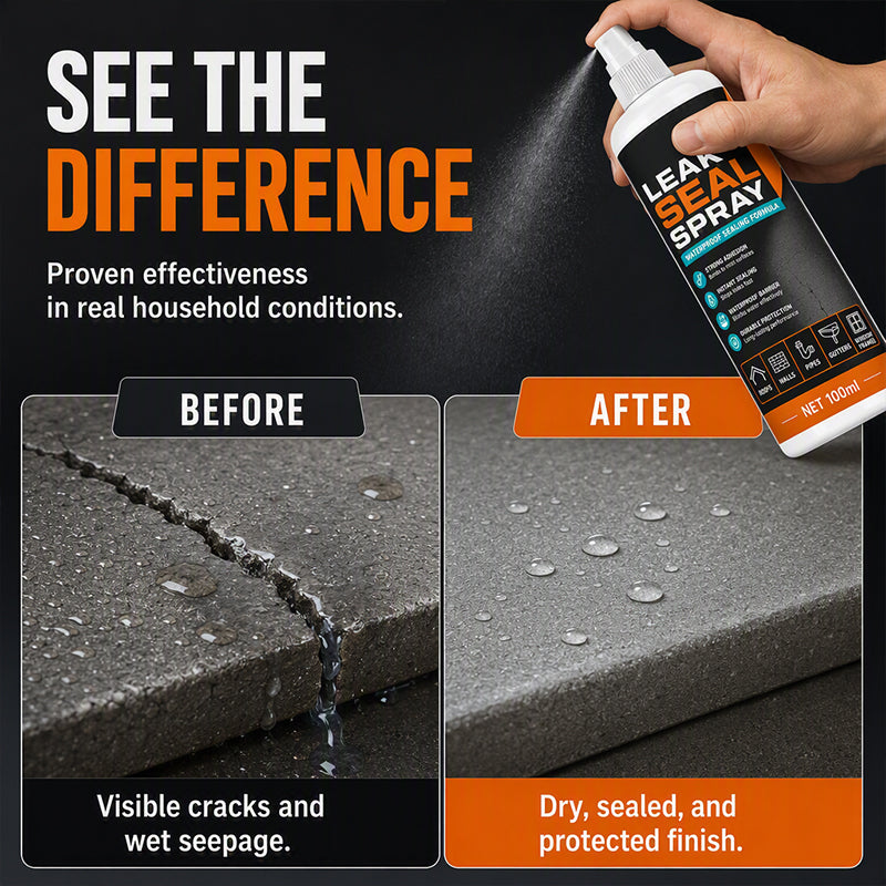 🏆 Last Day Special Price £7.99! 💧Buy 2 Get 1 Free🎁Portable Instant Leak Sealant Spray, Strong Adhesion Waterproof Sealing Spray