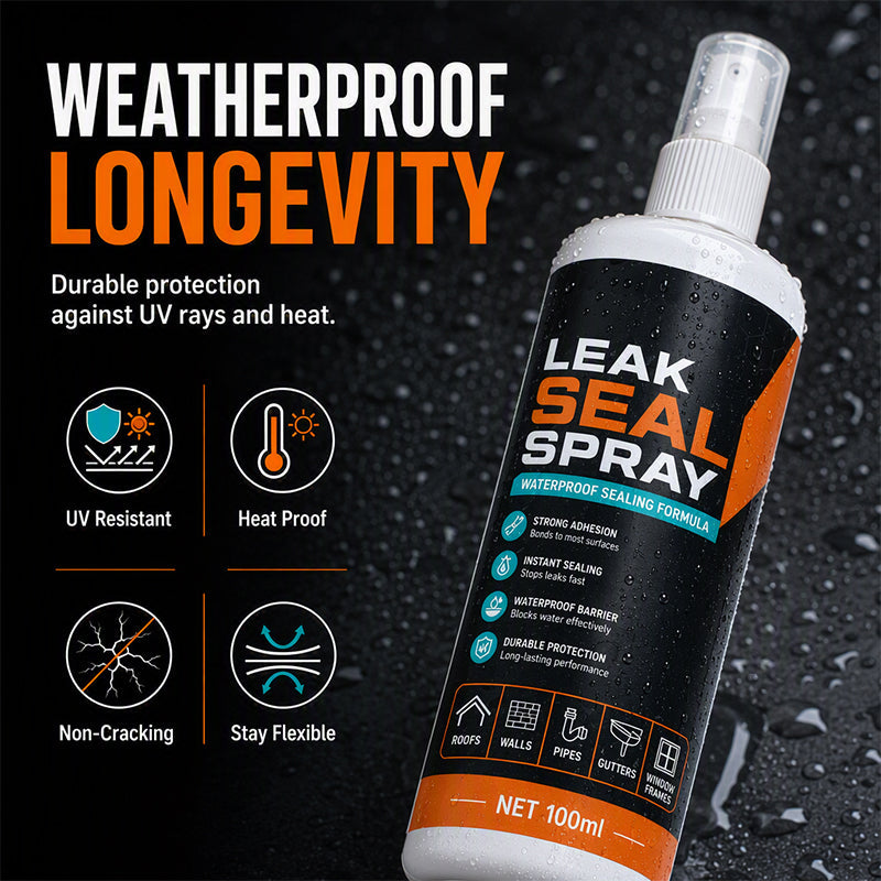 🏆 Last Day Special Price £7.99! 💧Buy 2 Get 1 Free🎁Portable Instant Leak Sealant Spray, Strong Adhesion Waterproof Sealing Spray