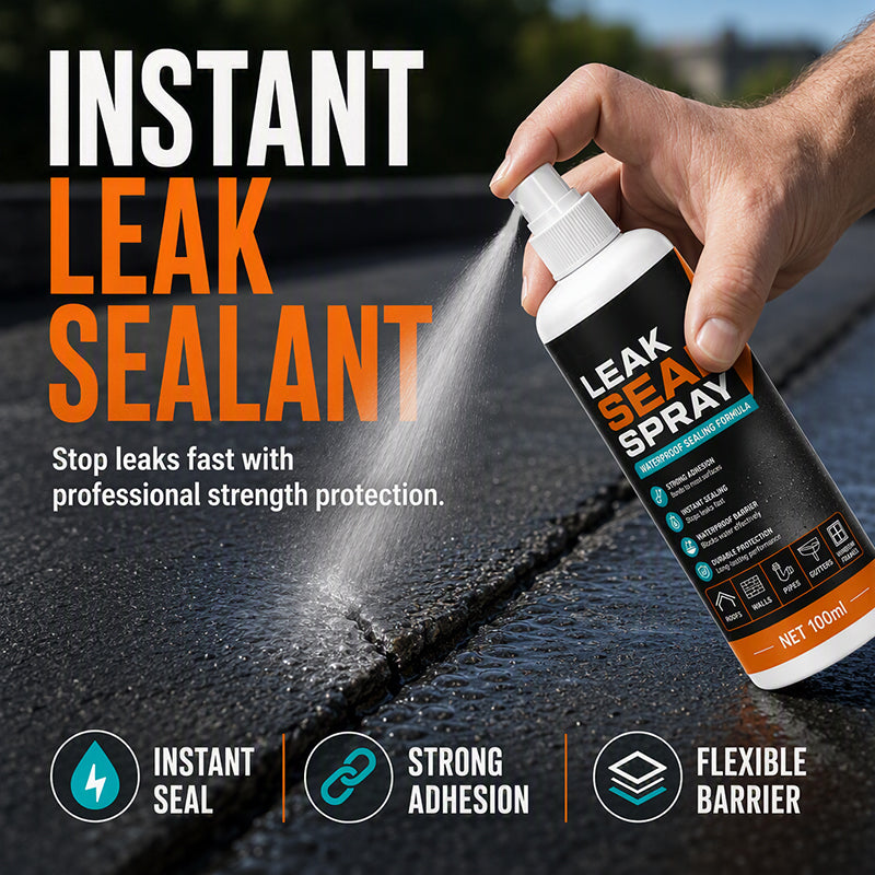 🏆 Last Day Special Price £7.99! 💧Buy 2 Get 1 Free🎁Portable Instant Leak Sealant Spray, Strong Adhesion Waterproof Sealing Spray