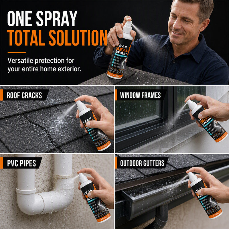 🏆 Last Day Special Price £7.99! 💧Buy 2 Get 1 Free🎁Portable Instant Leak Sealant Spray, Strong Adhesion Waterproof Sealing Spray