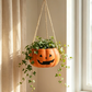 Halloween Hanging Pumpkin Flower Pot