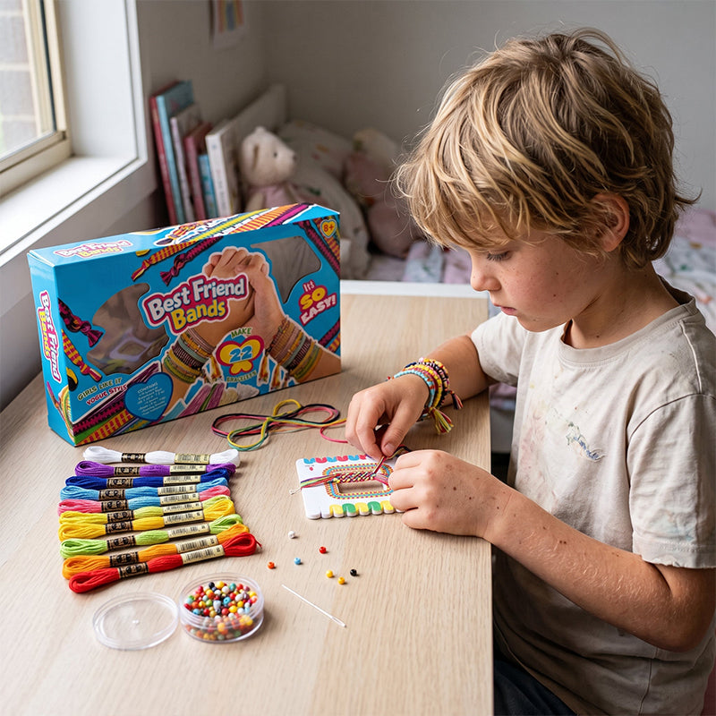 🌈 Kids’ DIY Friendship Bracelet Making Kit