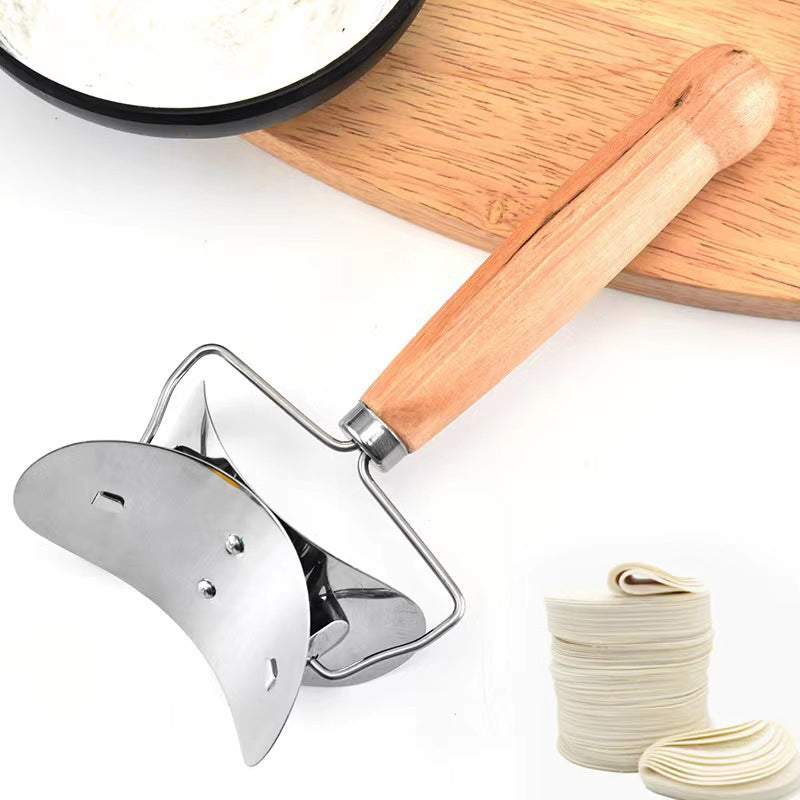 🥟 BUY 1 GET 1 FREE! 🔥 Stainless Steel Dumpling Wrapper Cutter – Sharp Precision Blade, Multi-Pastry Use & Easy Clean – Homemade Dumplings in Seconds ✨