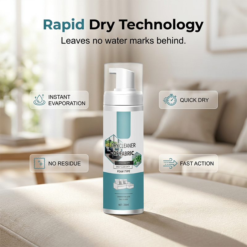 🧼50% OFF NOW! Lift Stains Instantly! No-Rinse Quick-Dry Fabric Foam Cleaner‑Portable Upholstery Stain Remover for Sofa, Carpet & Fabric Cushions