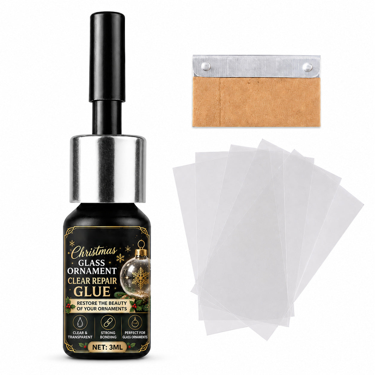 Christmas Glass Ornament Repair Glue