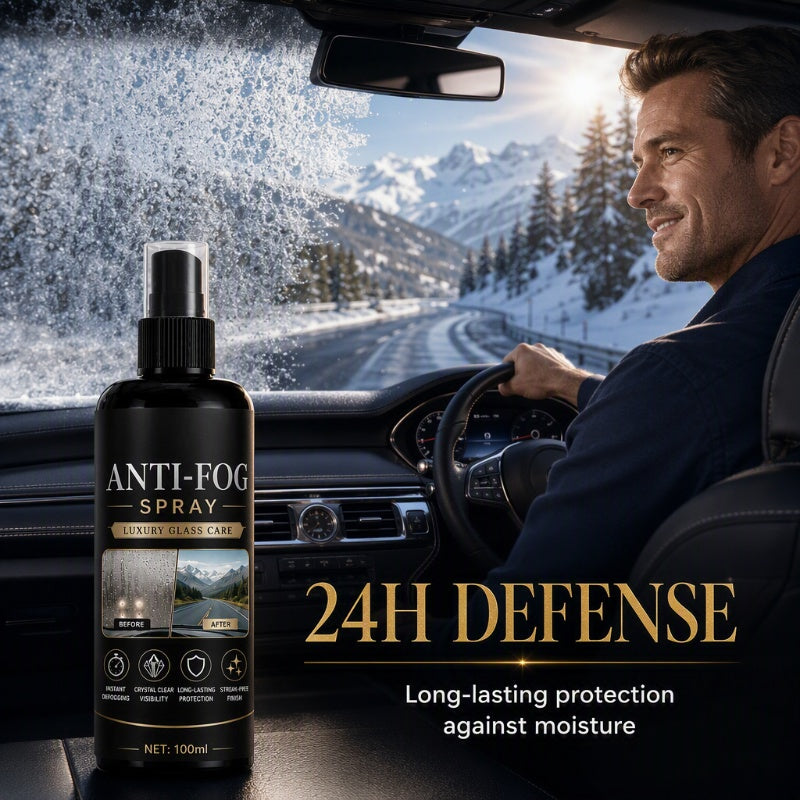 Car Glass Anti-Fog Spray for Clear Visibility